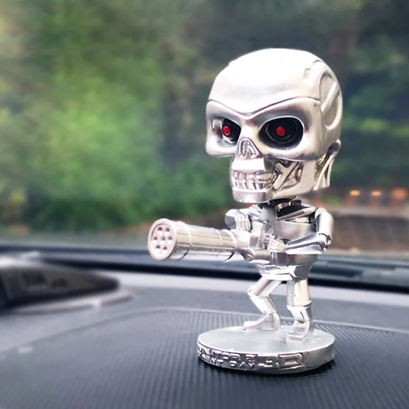 Skull Fighter Car Dashboard Decor Shaking Head Toys Nodding Bobblehead Figures Dolls Auto Accessory Interior Car Ornaments Gifts
Skull Fighter Car Dashboard Decor Shaking Head Toys Nodding Bobblehead Figures Dolls Auto Accessory Interior Car Ornaments Gifts