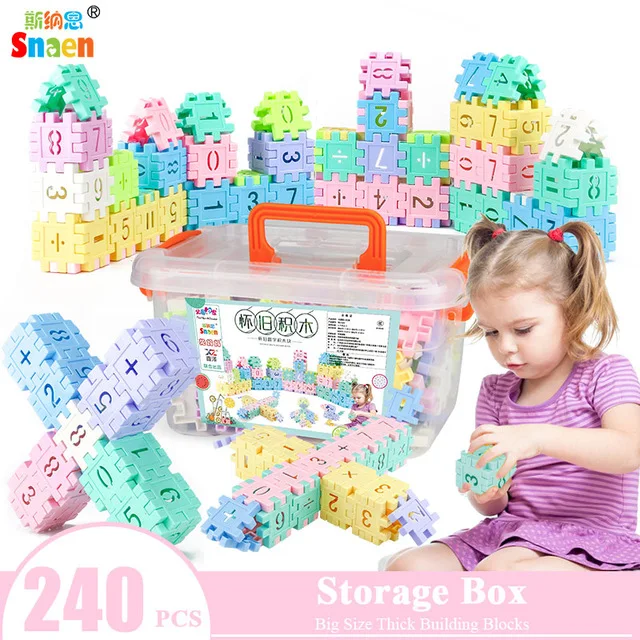 240PCS Geometry Shape Cognitive Digital Building Blocks Early Intelligent Educational Assembled Toy Gift For Toddler Baby Toy
240PCS Geometry Shape Cognitive Digital Building Blocks Early Intelligent Educational Assembled Toy Gift For Toddler Baby Toy
