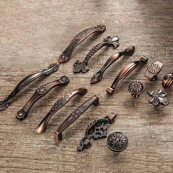 5pcs Antique Door Handles Diamond Drawer Pulls Carved European Kitchen Cabinet Handles and Knobs Retro Table Furniture Handles
5pcs Antique Door Handles Diamond Drawer Pulls Carved European Kitchen Cabinet Handles and Knobs Retro Table Furniture Handles