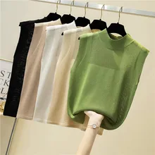 Women Sweater Vest Sexy Sleeveless Fashion Casual Slim Solid Knitted O Neck Female Elegant Aesthetic Breathable Tank Tops Summer
Women Sweater Vest Sexy Sleeveless Fashion Casual Slim Solid Knitted O Neck Female Elegant Aesthetic Breathable Tank Tops Summer