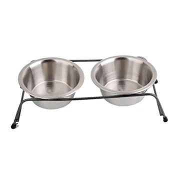 Pet Double Bowls Stainless Steel Cat Food Bowls Pet Supplies Food Feeder Drinking Bowl Dog Cat Puppy
Pet Double Bowls Stainless Steel Cat Food Bowls Pet Supplies Food Feeder Drinking Bowl Dog Cat Puppy