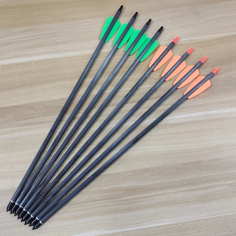 6/12/24pcs Hunting 15inch Archery SP350 Pure Carbon Crossbow Arrows For Crossbow Archery Shooting
6/12/24pcs Hunting 15inch Archery SP350 Pure Carbon Crossbow Arrows For Crossbow Archery Shooting