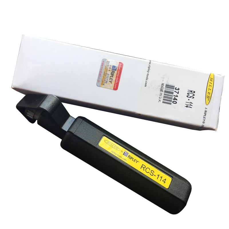 Original imported Miller Fiber Optic Stripper RCS-114 Cable sheath sheath stripping knife horizontal and vertical cable opening
Original imported Miller Fiber Optic Stripper RCS-114 Cable sheath sheath stripping knife horizontal and vertical cable opening