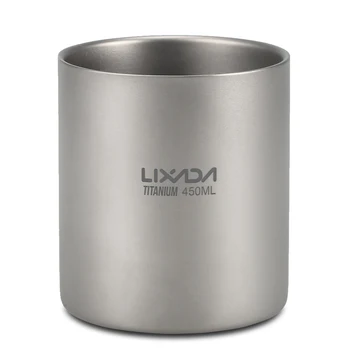 / Lixada 450ml Outdoor Camping Titanium Water Mug Camping Tableware Tea Coffee Pot Double Wall for Camping Equipment
/ Lixada 450ml Outdoor Camping Titanium Water Mug Camping Tableware Tea Coffee Pot Double Wall for Camping Equipment