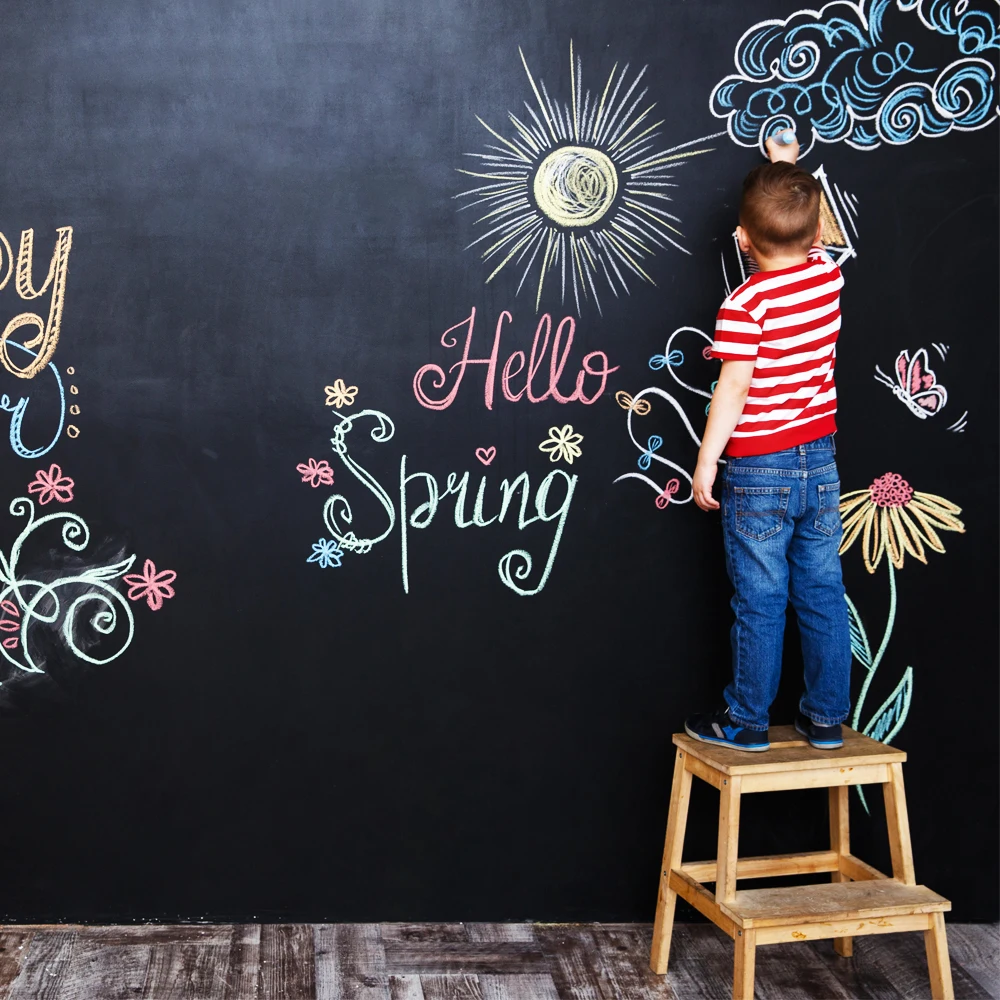200x45CM Chalk Board Self-Adhesive Vinyl Draw Decor Erasable Learning Painting Writing Blackboard Office Notice Message Board
200x45CM Chalk Board Self-Adhesive Vinyl Draw Decor Erasable Learning Painting Writing Blackboard Office Notice Message Board