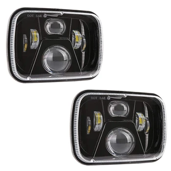 5X7 Inch Led Headlights 7X6 Led Sealed Beam head light lamp with High Low Beam H6054 6054 Led Headlight for Jeep Wrangler YJ Che
5X7 Inch Led Headlights 7X6 Led Sealed Beam head light lamp with High Low Beam H6054 6054 Led Headlight for Jeep Wrangler YJ Che