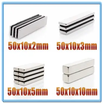 2~5pcs 50x10x2 50x10x3 50x10x5 50x10x10 mm Strong Powerful Block Square Magnet Craft Model Rare Earth Neodymium Permanent Magnet
2~5pcs 50x10x2 50x10x3 50x10x5 50x10x10 mm Strong Powerful Block Square Magnet Craft Model Rare Earth Neodymium Permanent Magnet