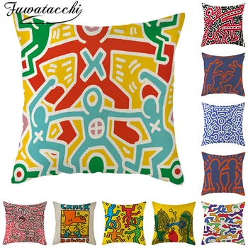 Fuwatacchi Linen Stick Figure People Photo Cushion Cover Geometric Pattern Pillow Cover for Home Sofa Decorative Pillowcases New
Fuwatacchi Linen Stick Figure People Photo Cushion Cover Geometric Pattern Pillow Cover for Home Sofa Decorative Pillowcases New