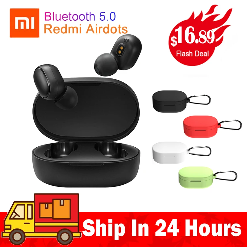 Global Version Xiaomi Redmi AirDots Bluetooth 5.0 In Ear TWS Wireless Bluetooth Earphone Stereo bass Mic Handsfree AI Control
Global Version Xiaomi Redmi AirDots Bluetooth 5.0 In Ear TWS Wireless Bluetooth Earphone Stereo bass Mic Handsfree AI Control