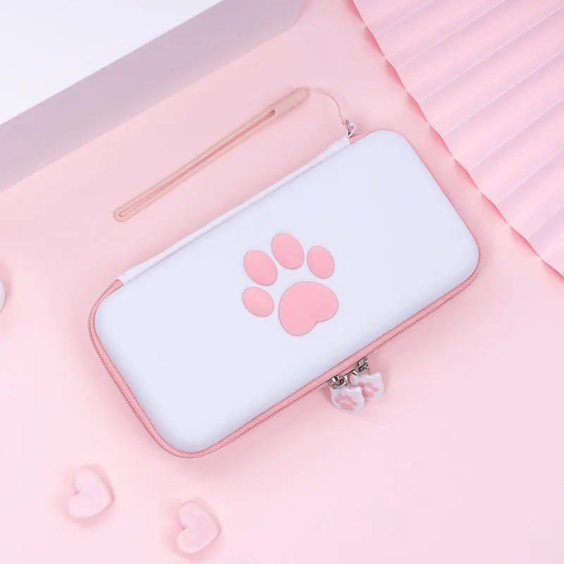Cute Paw Carrying Case For Nintend Switch Lite Console Travel Bag PU Hard Shell Portable Storage Bags For NS Lite Accessories
Cute Paw Carrying Case For Nintend Switch Lite Console Travel Bag PU Hard Shell Portable Storage Bags For NS Lite Accessories