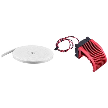 1 Pcs 40 X 40Mm Heatsink Fin DC 5V Fan Cooling & 1Pcs White GT2 9Mm Width 2GT PU Transmission Timing Belt
1 Pcs 40 X 40Mm Heatsink Fin DC 5V Fan Cooling & 1Pcs White GT2 9Mm Width 2GT PU Transmission Timing Belt