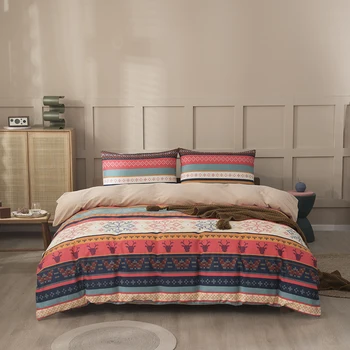 2 or 3pcs Bedding Set Geometry Bohemian Style Linens Microfiber Soft Duvet Cover Sets with Quilt Cover Full Size BeddingFull
2 or 3pcs Bedding Set Geometry Bohemian Style Linens Microfiber Soft Duvet Cover Sets with Quilt Cover Full Size BeddingFull