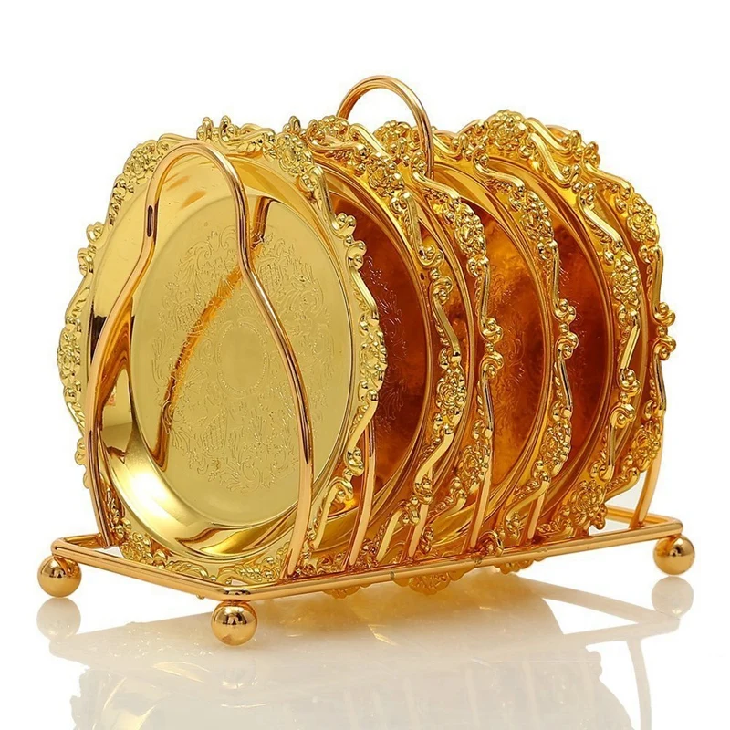 Series 6 Piece Roller Coaster Creative Drink Coaster Decorative Frame Non-Slip Metal Coaster Desktop Display With Pole Frame, Ki
Series 6 Piece Roller Coaster Creative Drink Coaster Decorative Frame Non-Slip Metal Coaster Desktop Display With Pole Frame, Ki
