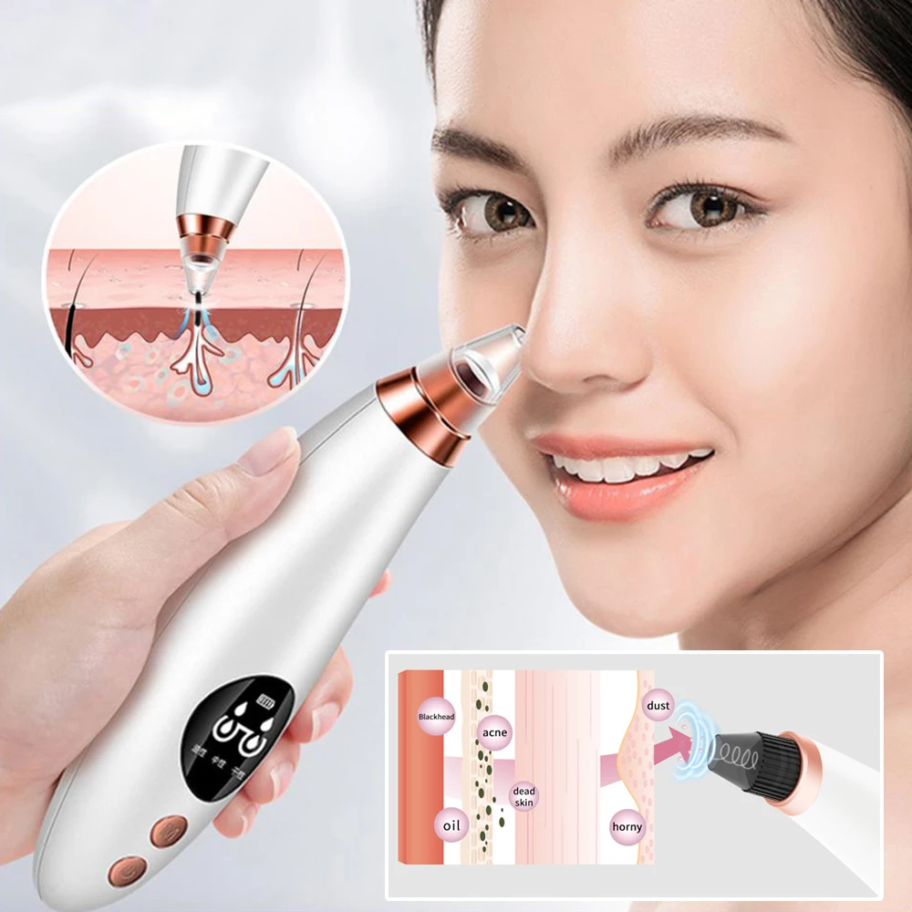 Facial Skin Care Artifacts Electric Portable Household Blackhead Acne Pimple Removal Instrument Pore Cleaning Suction Machine
Facial Skin Care Artifacts Electric Portable Household Blackhead Acne Pimple Removal Instrument Pore Cleaning Suction Machine
