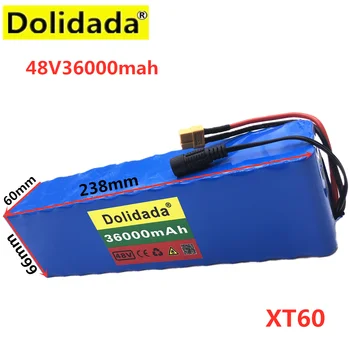 Dolidada XT60 interface 48V battery 13S3P 36Ah battery pack 500W high power battery 48V36000mAh Ebike electric bike BMS
Dolidada XT60 interface 48V battery 13S3P 36Ah battery pack 500W high power battery 48V36000mAh Ebike electric bike BMS