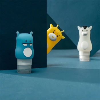 50ml 70ml 90ml Cartoon Animal Cute Portable Silicone Travel Bottles Cosmetics Shampoo Container Lotion Container Bring Good Mood
50ml 70ml 90ml Cartoon Animal Cute Portable Silicone Travel Bottles Cosmetics Shampoo Container Lotion Container Bring Good Mood