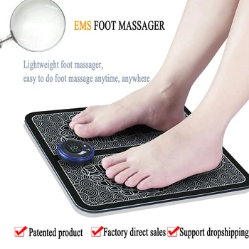 Pulse Foot Massage Instrument Foot Massage Pad EMS Massager Foot Massage Machine Bottom USB Charging Massage Instrument
Pulse Foot Massage Instrument Foot Massage Pad EMS Massager Foot Massage Machine Bottom USB Charging Massage Instrument