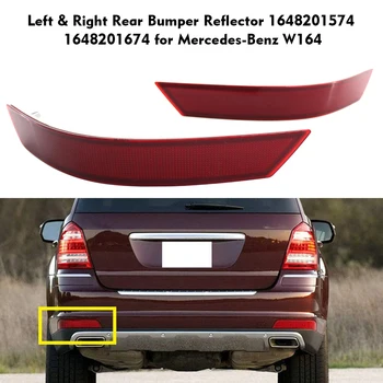 Left & Right Rear Bumper Reflector RED Bumper Side Marker Reflector 1648201574 1648201674 Replacement for Mercedes-Benz W164
Left & Right Rear Bumper Reflector RED Bumper Side Marker Reflector 1648201574 1648201674 Replacement for Mercedes-Benz W164