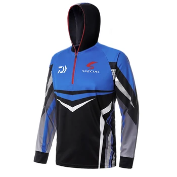 2020 DAIWA Fishing Shirts long Sleeve New Outdoor Sport Fishing rod Clothing Breathable Quick Dry Coat Hooded Fishing Clothes
2020 DAIWA Fishing Shirts long Sleeve New Outdoor Sport Fishing rod Clothing Breathable Quick Dry Coat Hooded Fishing Clothes