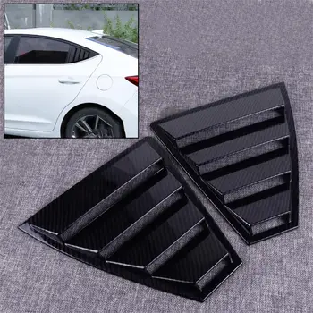 DWCX 2 PCS Carbon Fiber Black Style Rear Window Quarter Panel Side Vent Trim Cover ABS Fit For Hyundai Elantra 2019
DWCX 2 PCS Carbon Fiber Black Style Rear Window Quarter Panel Side Vent Trim Cover ABS Fit For Hyundai Elantra 2019