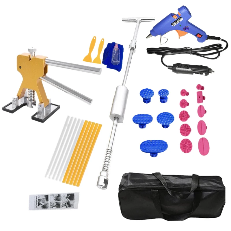32Pcs/Set 12V Car Charger Plug Glue-Gun Car Hail Removal Dent Repair Tool Dent Puller Hammer Car Painless Dent Repair Repair Kit
32Pcs/Set 12V Car Charger Plug Glue-Gun Car Hail Removal Dent Repair Tool Dent Puller Hammer Car Painless Dent Repair Repair Kit