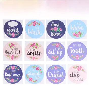 36pcs Infant Month Milestone Sticker Flower Pattern Baby Skill Sticker Photo Prop (12pcs Month Sticker, 12pcs Style 1 Skill Stic
36pcs Infant Month Milestone Sticker Flower Pattern Baby Skill Sticker Photo Prop (12pcs Month Sticker, 12pcs Style 1 Skill Stic