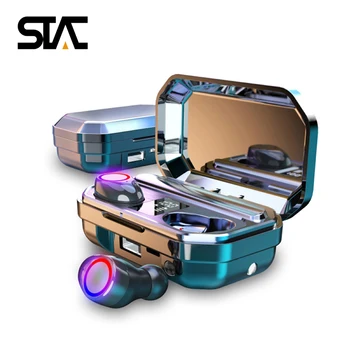 M12 Bluetooth 5.0 Earphones Earbuds TWS Wireless Headphones Touch Control Sport Headset Noise Cancel 3500mAh LED Display
M12 Bluetooth 5.0 Earphones Earbuds TWS Wireless Headphones Touch Control Sport Headset Noise Cancel 3500mAh LED Display