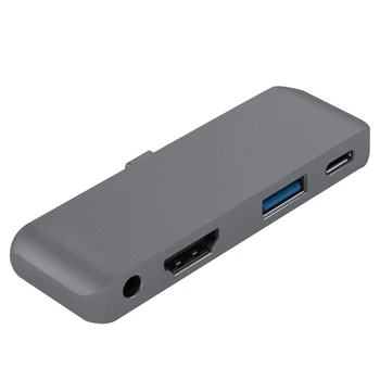 Compact 3.5mm Headphone Jack Plug And Play Type-c Portable USB Hub Concentrator 4K HDMI High Speed PD Charging For IPad Pro
Compact 3.5mm Headphone Jack Plug And Play Type-c Portable USB Hub Concentrator 4K HDMI High Speed PD Charging For IPad Pro