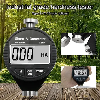 Digital gauge Shore hardness Durometer Digital Hardness Tester Hardness Meter Shore A/C/D for Plastic leather rubber multi-resin
Digital gauge Shore hardness Durometer Digital Hardness Tester Hardness Meter Shore A/C/D for Plastic leather rubber multi-resin