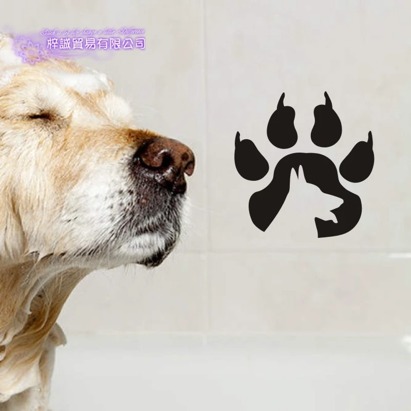 Фото Парикмахерская наклейка для собак магазин домашних животных настенные наклейки