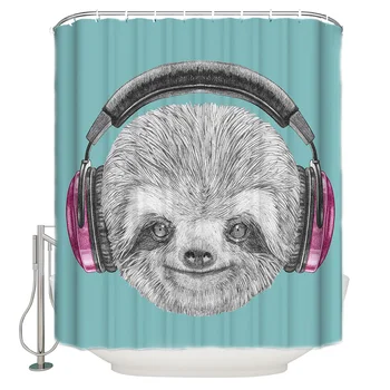 Cartoon Sloth Animals Shower Curtain Bathroom Curtain Polyester Fabric Bath Curtain Washable Home Bath Decor
Cartoon Sloth Animals Shower Curtain Bathroom Curtain Polyester Fabric Bath Curtain Washable Home Bath Decor