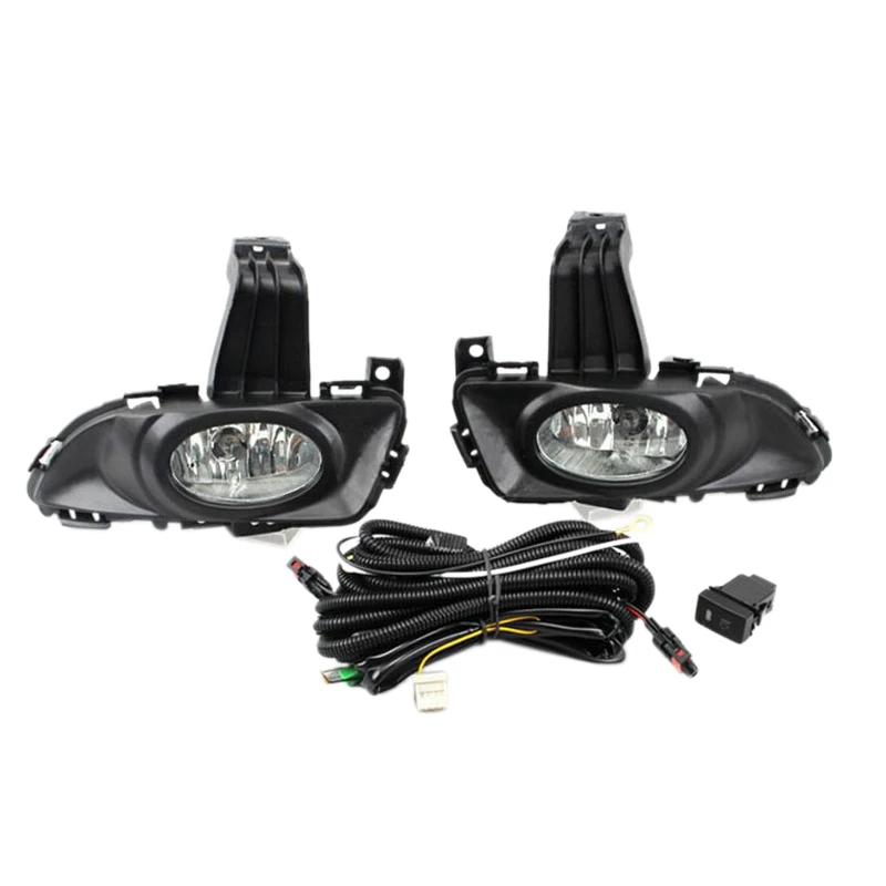 For Mazda 3 M3 2003-2010 Fog Lights Headlights Halogen LED Fog Light Fog Lamp Headlight for Mazda 3 M3 Foglights Foglight Wires