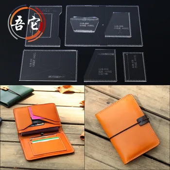 Diy handmade leather goods passport holder long wallet handbags acrylic version of the drawing template
Diy handmade leather goods passport holder long wallet handbags acrylic version of the drawing template