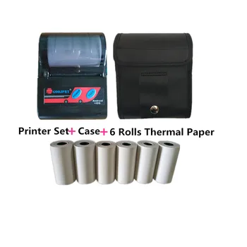 GOOJPRT USB Mini Bluetooth Thermal Printers Pocket Portable Wireless Bill Ticket Receipt Printer for Android Phones MTP-II Paper
GOOJPRT USB Mini Bluetooth Thermal Printers Pocket Portable Wireless Bill Ticket Receipt Printer for Android Phones MTP-II Paper
