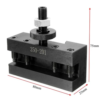 250-201 Quick change tool holder turning and facing tool holder for lathe cutter cutting tool bits max. 5/8"
250-201 Quick change tool holder turning and facing tool holder for lathe cutter cutting tool bits max. 5/8"