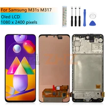 Ensemble écran tactile LCD Oled de remplacement, 6.5 pouces, pour Samsung Galaxy M31S M317=