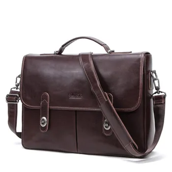 Can hold 15.4-inch computer leather men's business briefcase, multifunctional leather men handbags, shoulder messenger bags
Can hold 15.4-inch computer leather men's business briefcase, multifunctional leather men handbags, shoulder messenger bags