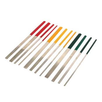 12Pcs 7 Inch 180Mm Assorted Diamond Taper Ohira Oblique Rasp File Set For Jewelers Stone Polishing Repair Tools 140# 200# 400# N
12Pcs 7 Inch 180Mm Assorted Diamond Taper Ohira Oblique Rasp File Set For Jewelers Stone Polishing Repair Tools 140# 200# 400# N