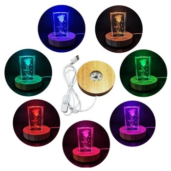 Handmade Wood LED Light Resin Art Dispaly Base Crystal Glass Ornament Night Lamp Lighted Base Stand
Handmade Wood LED Light Resin Art Dispaly Base Crystal Glass Ornament Night Lamp Lighted Base Stand