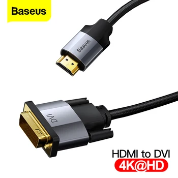 Baseus 2M Dvi To Hdmi Adapter Male To Male Converter Dvi-D Video 4K Hdmi To Dvi Screen Conversion Cable For Pc Hd Tv Projector
Baseus 2M Dvi To Hdmi Adapter Male To Male Converter Dvi-D Video 4K Hdmi To Dvi Screen Conversion Cable For Pc Hd Tv Projector