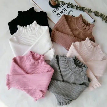 children sweaters winter turtleneck ruched collar bottoming tops kids clothing soft cotton toddlers girls knitting pullovers
children sweaters winter turtleneck ruched collar bottoming tops kids clothing soft cotton toddlers girls knitting pullovers