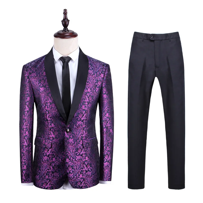 2019 New Fashion Mens Suits with Pants Slim Fit Purple Color Wedding and Party Suit One Button Autumn Winter Clothes Plus Size
2019 New Fashion Mens Suits with Pants Slim Fit Purple Color Wedding and Party Suit One Button Autumn Winter Clothes Plus Size
