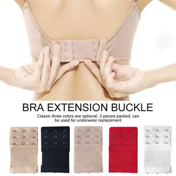 Flexible Bra Extenders Extension Strap Women Extender 3pcs 3 Hooks 3 Rows Lady Extended Buckle Replacement Bra Strap Extension
Flexible Bra Extenders Extension Strap Women Extender 3pcs 3 Hooks 3 Rows Lady Extended Buckle Replacement Bra Strap Extension