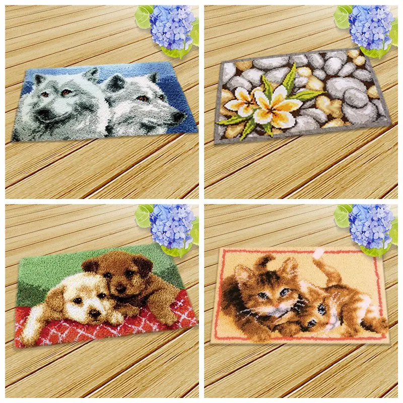 Prajna Embroidery Latch Hook Kits Rug Canvas Knitted Mat Contracted Style Crocheting Cross Stitch Fomiaran For Needlework Decor
Prajna Embroidery Latch Hook Kits Rug Canvas Knitted Mat Contracted Style Crocheting Cross Stitch Fomiaran For Needlework Decor