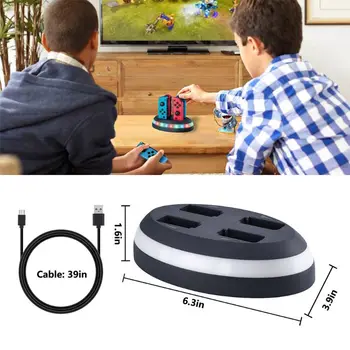4-in-1 Charging Stand Portable Charging Dock for Switch Joy-con Game Controller B85A
4-in-1 Charging Stand Portable Charging Dock for Switch Joy-con Game Controller B85A