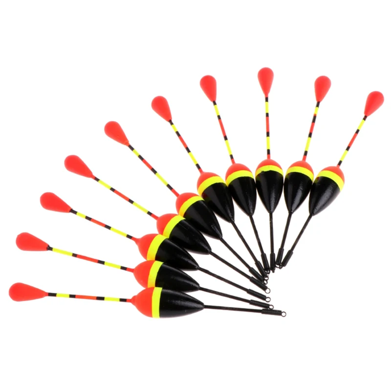 10Pcs/Set Carp Fishing Floats Set Buoy Bobber Stick for Fish Tackle Vertical 8No. 1.2G
10Pcs/Set Carp Fishing Floats Set Buoy Bobber Stick for Fish Tackle Vertical 8No. 1.2G