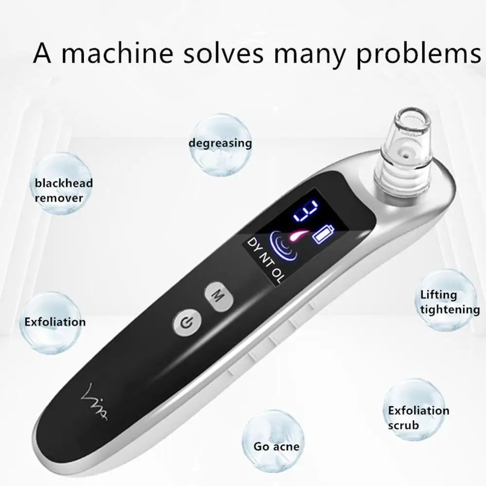 Electric Acne Blackhead Vacuum Cleaner Pore Nose Face Deep Cleansing Suction Machine with 6 Head Skin Care Tools
Electric Acne Blackhead Vacuum Cleaner Pore Nose Face Deep Cleansing Suction Machine with 6 Head Skin Care Tools