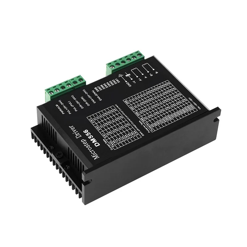 Hugwit Newly designed two-phase stepper motor driver DM556 42 57 stepper motor universal driver
Hugwit Newly designed two-phase stepper motor driver DM556 42 57 stepper motor universal driver