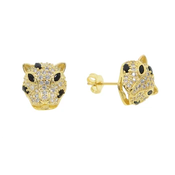 European and United States fashion style Earrings Leopard Head animal Metal Earrings Popular jewelry for women
European and United States fashion style Earrings Leopard Head animal Metal Earrings Popular jewelry for women