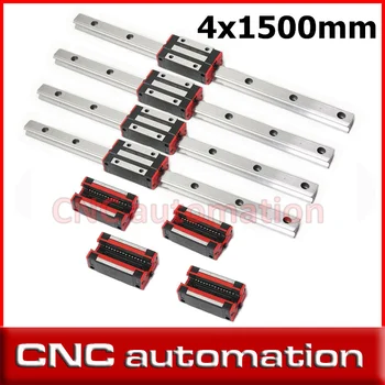 4pcs HGR15 linear guide rail any length 8pcs linear block carriage HGH15CA /flang HGW15CC HGH15 CNC parts
4pcs HGR15 linear guide rail any length 8pcs linear block carriage HGH15CA /flang HGW15CC HGH15 CNC parts